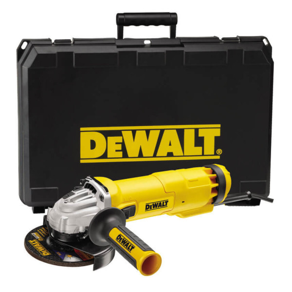 Кутова мережева шліфмашина DeWALT DWE4237K 1400Вт Ø125мм 11500об/хв - фото №6