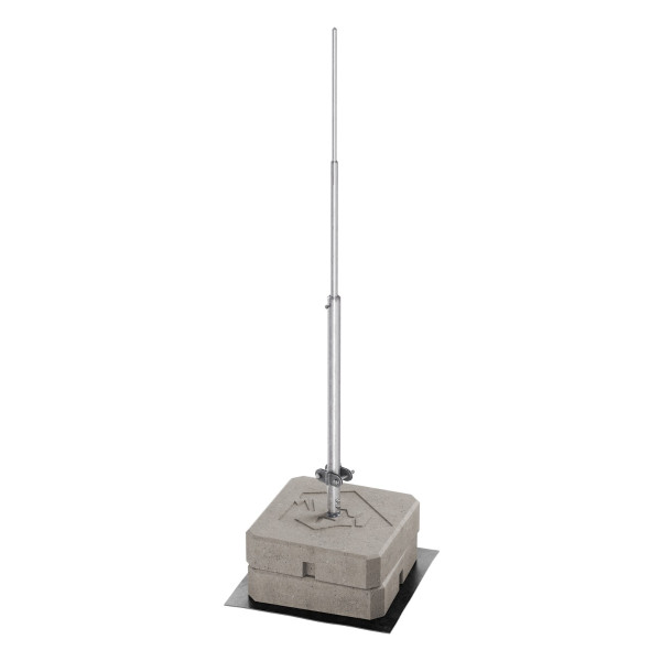 Блискавкоприймач Leo Lightman 4м Al з бетонною основою (407406)