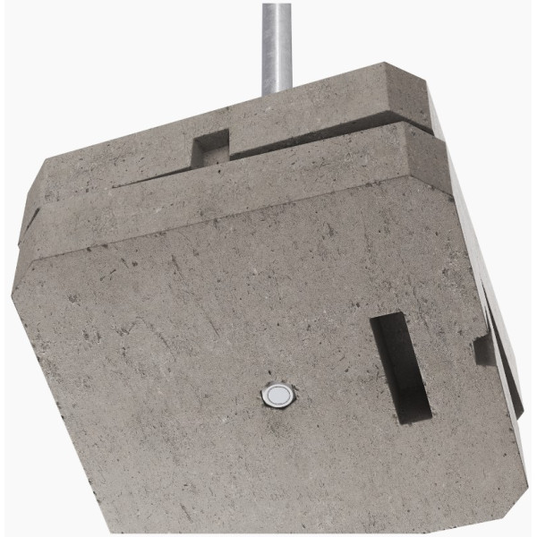 Блискавкоприймач Leo Lightman 4м Al з бетонною основою (407406) - фото №6