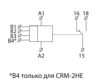 Реле часу із двома зовнішніми потенціометрами Elko-Ep CRM-2HE/UNI AC/DC 12-240В - фото №3
