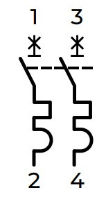 Модульный автоматический выключатель E.Next e.industrial.mcb.100.2.C20 2р 20А C (i0180013) - фото №3
