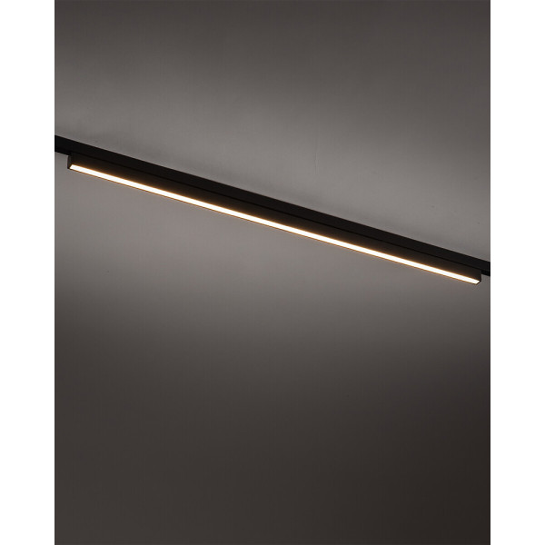 Магнитный трековый светильник Nowodvorski 11721 NANO-LVM Line Out LED 1x20W 3000K 610Lm IP20 черный - фото №2