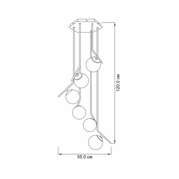 Люстра Imperium Light 2556120.05.01 Grape - фото №1
