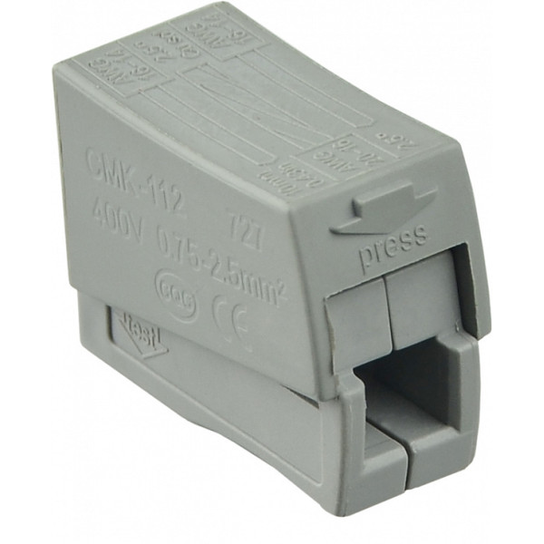Клеммник для светильников CMK-112 Аско-Укрем серый (A0130010087) - фото №2