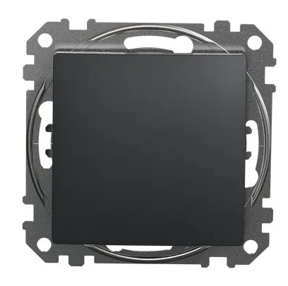 Выключатель Schneider Electric Sedna Design & Elements черный SDD114101 - фото №4