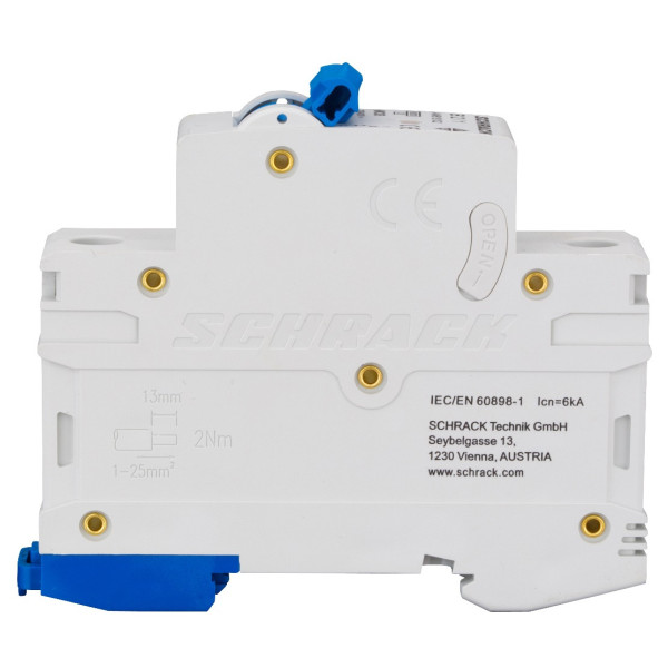 Автоматичний вимикач Schrack AM618102 6кА 2А 1P х-ка B - фото №4