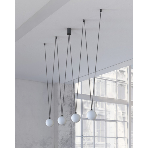 Люстра Nowodvorski 10354 Sling IV G9 4x12W IP20 чорна - фото №1