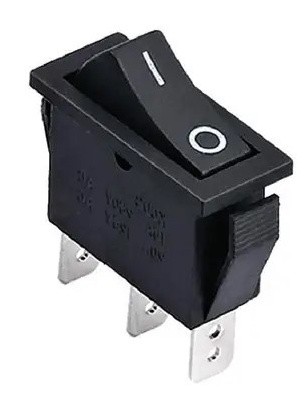 Переключатель TNSy KCD3-102 B/B черный (TNSy5500830)