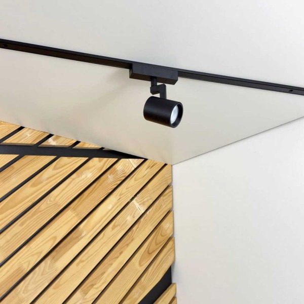 Магнітний трековий світильник UST-S 8W 4000K 48V IP20 чорний Violux ( 320110 ) - фото №1