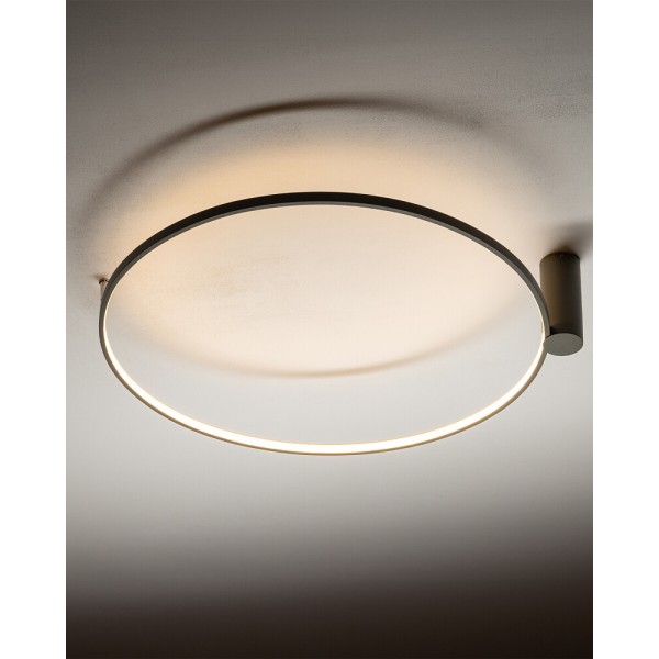 Люстра Nowodvorski 11402 Circolo LED M 1x21W 3000K 660Lm IP20 оливкова - фото №1