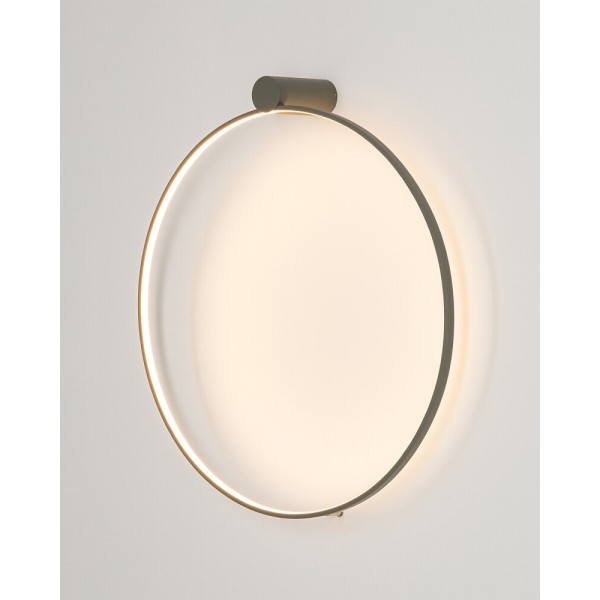 Люстра Nowodvorski 11402 Circolo LED M 1x21W 3000K 660Lm IP20 оливкова - фото №2