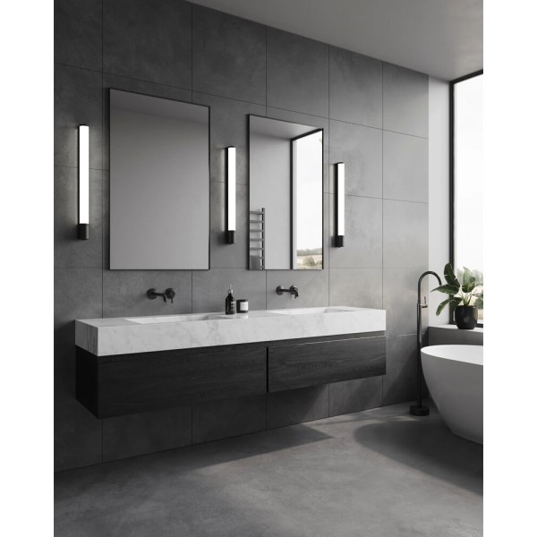 Бра для ванної, світильник Nordlux 2310221003 Malaika LED 1x15W 3000K 1200Lm IP44 чорний - фото №1