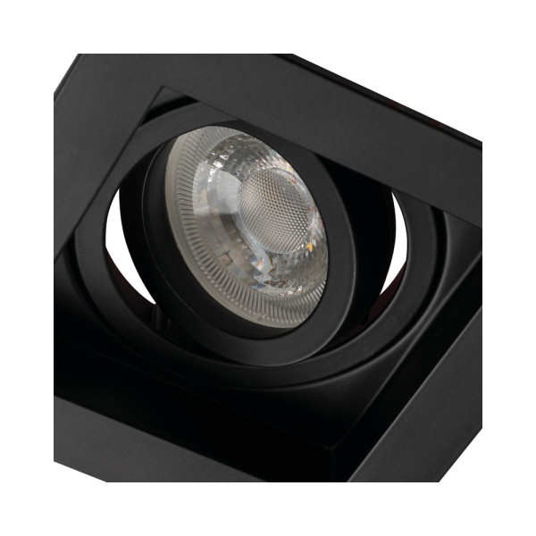 Кольцо точечного светильника Kanlux 38365 ARET 1x10W IP20 черное - фото №1