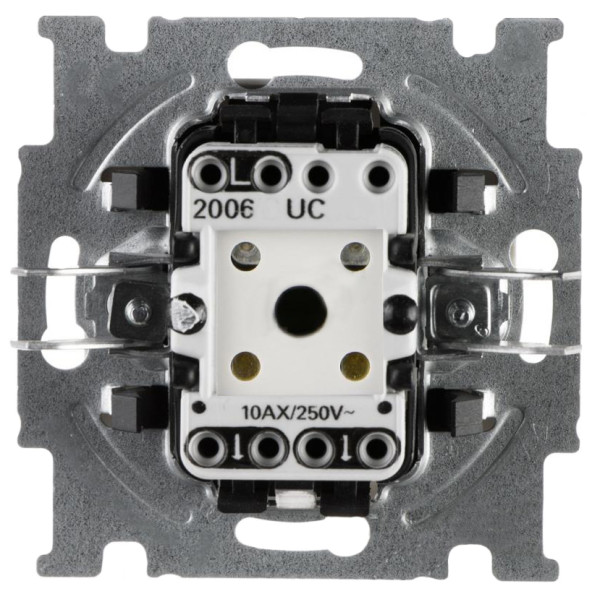 Выключатель перекрестный ABB Basic 55 2006/7 UC-92-507 (слоновая кость) - фото №1