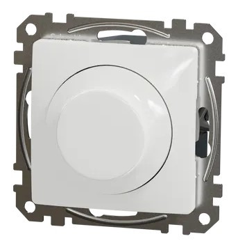 Поворотний світлорегулятор Schneider Electric Sedna Design & Elements RC 3-370 Вт білий SDD111501 - фото №4