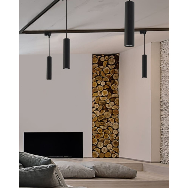 Трековий світильник Nowodvorski 9338 Profile Eye GU10 1x10W IP20 чорний - фото №2