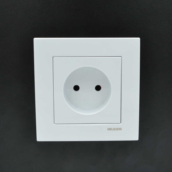 Розетка Nilson Moda біла 1-на без заземлення ( 21111015 ) - фото №3