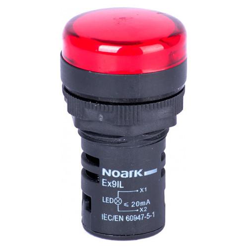 Сигнальний індикатор NOARK Ex9IL 2R r виступаючий 24В AC/DC червоний (105465)