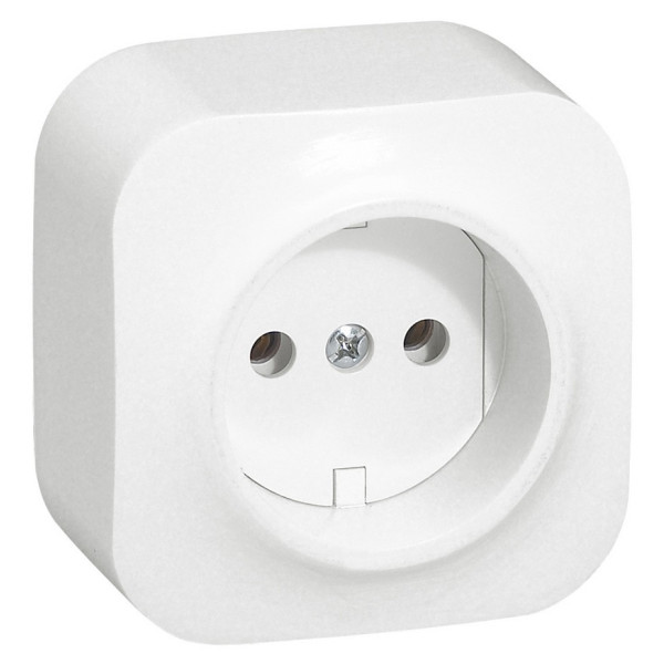 Розетка 2К Legrand Forix белая