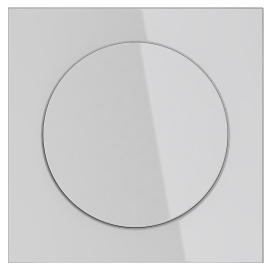 Рамка 1-местная, полярная белизна Berker R.3 - фото №1