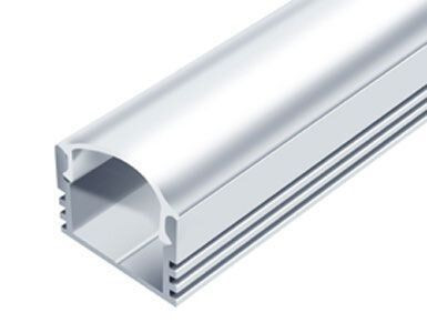 LED-профіль накладний анодований, 2 метра (ЛП12е_1) - фото №1