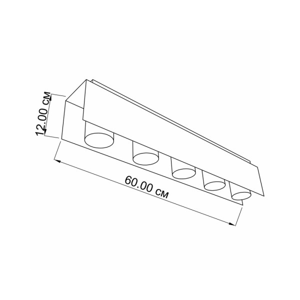 Світильник стельовий Imperium Light 316560.05.01 Bonn - фото №1