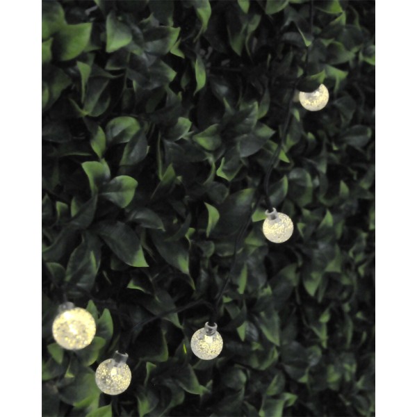 Гирлянда на солнечной батарее Goldlux 315236 Balls LED 2700K IP44 прозрачная - фото №2