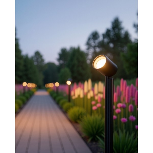 Уличный светильник Zuma Line 5905316666214 Nocturne E27 1x35W IP65 черный - фото №1