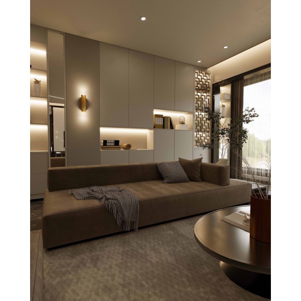 Бра, настінний світильник Pikart 34149 Maz G9 2x60W IP20 латунний - фото №2