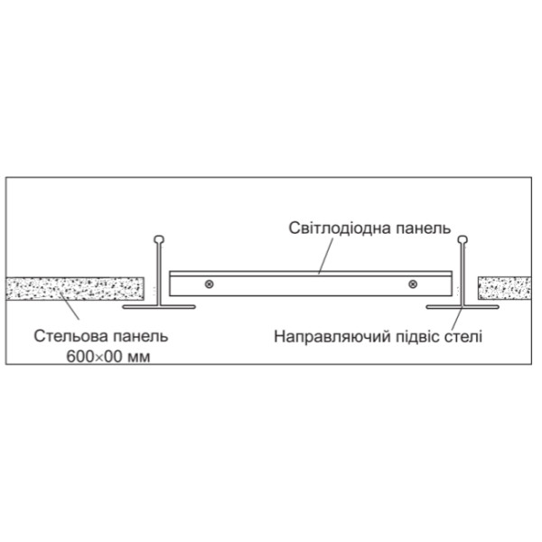 Панель LED UEC Delta CPS20 45Вт 4000К IP20 призма - фото №4