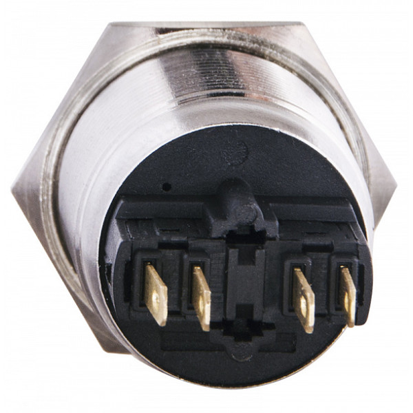 Металлическая кнопка Аско-Укрем TYJ 22-331 1NO+1NC с фиксацией (A0140010130) - фото №1