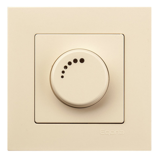 Світлорегулятор 1000Вт Gunsan Eqona крем