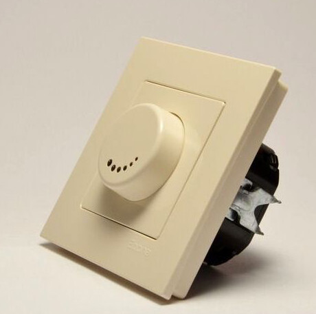 Світлорегулятор 1000Вт Gunsan Eqona крем - фото №2