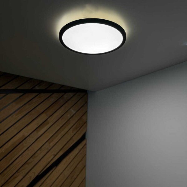 Світильник LED Violux ДББ MILLENNIUM BL 26W 4200K IP20 круг чорний ( 361226 ) - фото №2