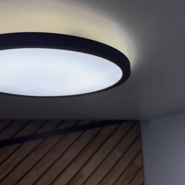 Світильник LED Violux ДББ MILLENNIUM BL 26W 4200K IP20 круг чорний ( 361226 ) - фото №3