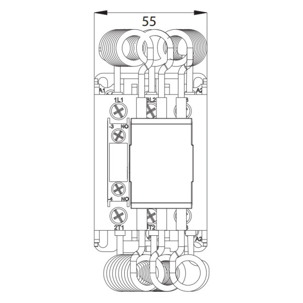 Контактор ETI 004646130 CEM 32CN.10 (25/30кВАр-400/440V) - фото №2