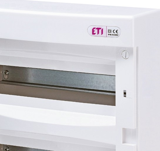 Зовнішній модульний щит ETI 001101003 ECT 24PT 24 М з прозорими дверцятами - фото №2