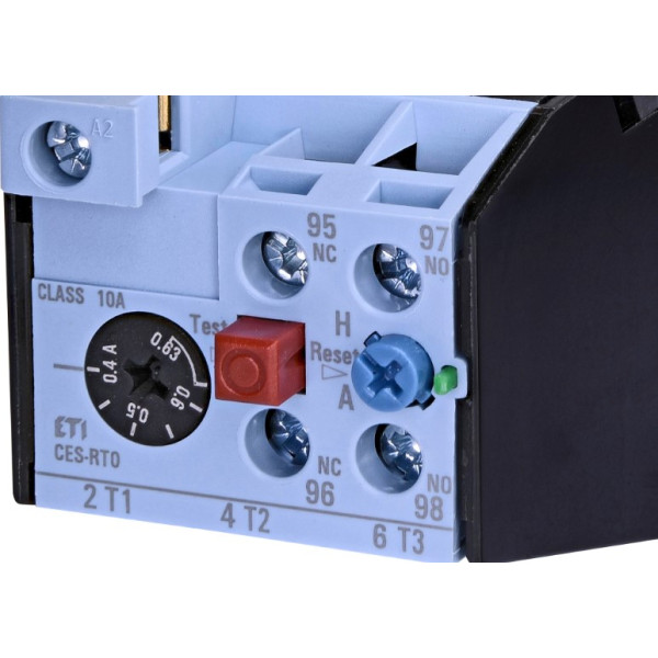 Тепловое реле ETI 004646588 CES-RT0-0.63 (CES 6…18) 0,4 - 0,63А - фото №2