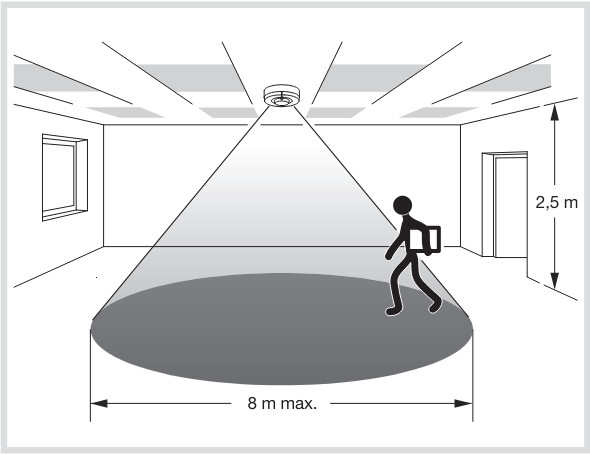 Датчик движения Hager EE883 - фото №1