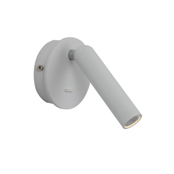 Бра, настінний світильник Italux WL-64834-1-WH Carda LED 1x2.5W 3000K 164Lm IP20 білий