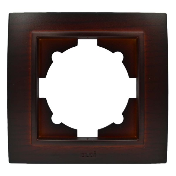 Рамка ELBI ZENA Woodline красное дерево 1-я ( 608-012900-271 )