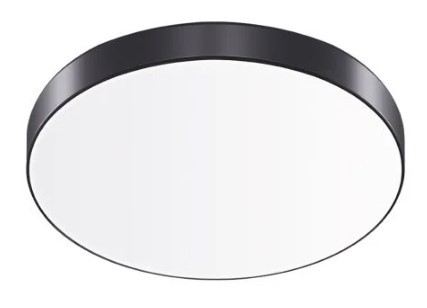 Світильник Maxus SP Ceiling 18Вт 4100K Circle Slim Black (1-MSP-1841-SLB)