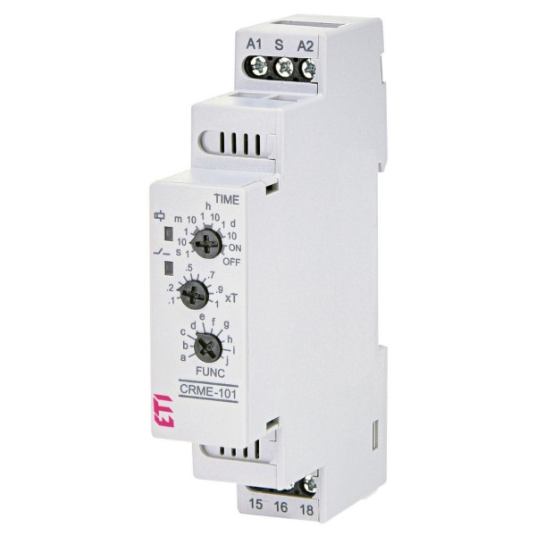 Багатофункціональне реле часу Eti CRME-101 12-240В AC/DC 1x16A AC1 (2471557)