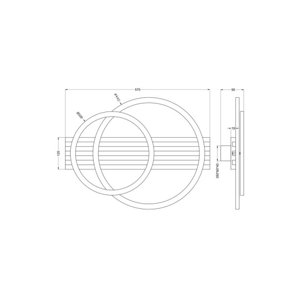 Люстра Zuma Line 5905316692947 Serana LED 1x40W 3000K 1900Lm IP20 разноцветная - фото №1