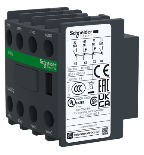 Допоміжний контакт Schneider Electric TeSys LADN22 - фото №3