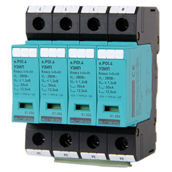 Устройство защиты от импульсных перенапряжений E.next 82.004 e.POII.4