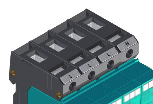 Устройство защиты от импульсных перенапряжений E.next 82.004 e.POII.4 - фото №2