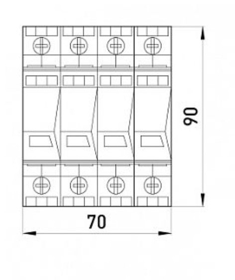 Устройство защиты от импульсных перенапряжений E.next 82.004 e.POII.4 - фото №3