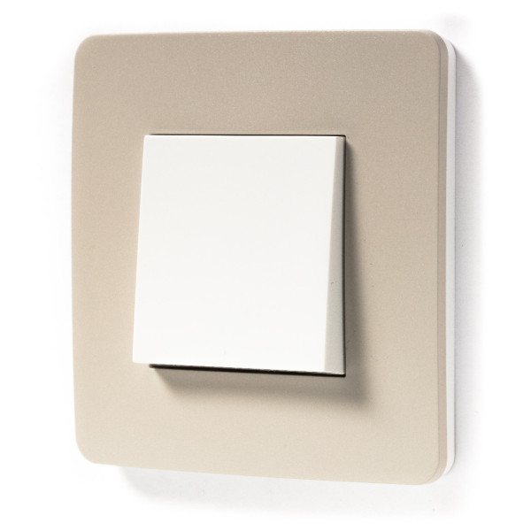 Однопостова рамка Schneider Electric NU280224 (шампань/білий) - фото №5