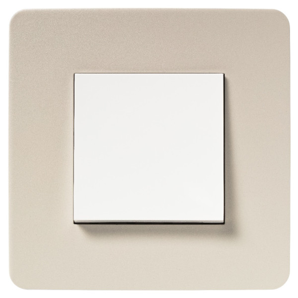 Однопостова рамка Schneider Electric NU280224 (шампань/білий) - фото №6